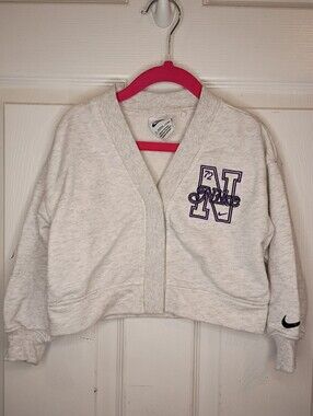 Nike Toddler Girl Gray Cropped Cardigan Size 2T